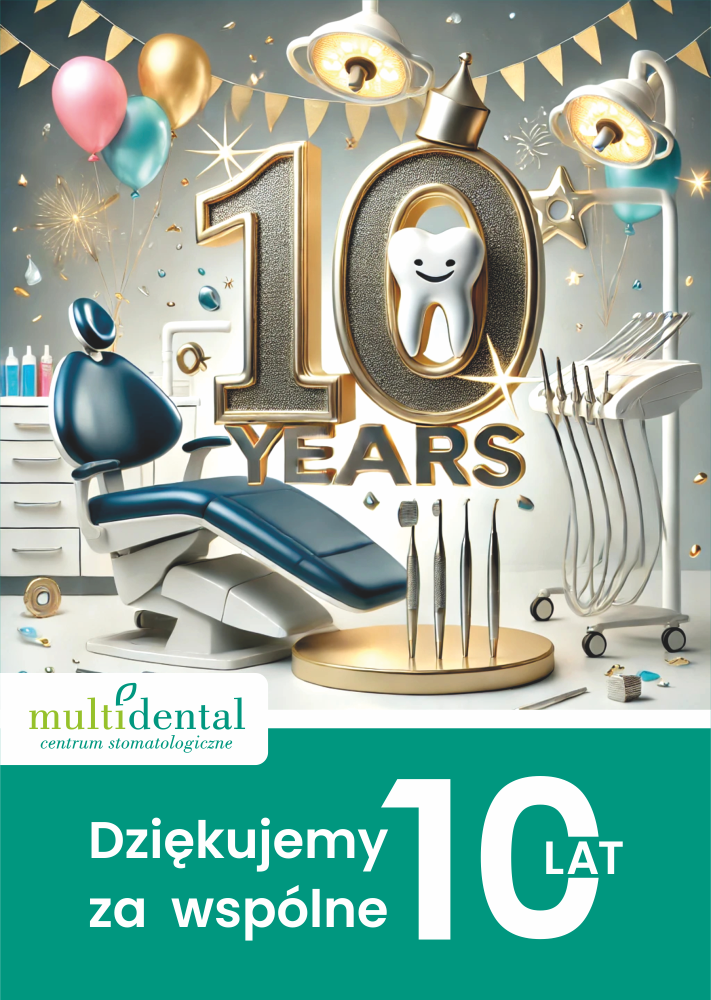 multidental dentysta 10-lat